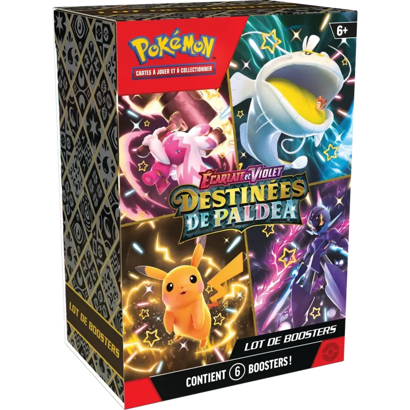 POKÉMON - ÉCARLATE ET VIOLET - DESTINÉES DE PALDEA - Bundle 6 Boosters