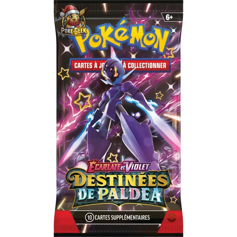 POKÉMON - ÉCARLATE ET VIOLET - DESTINÉES DE PALDEA - Bundle 6 Boosters