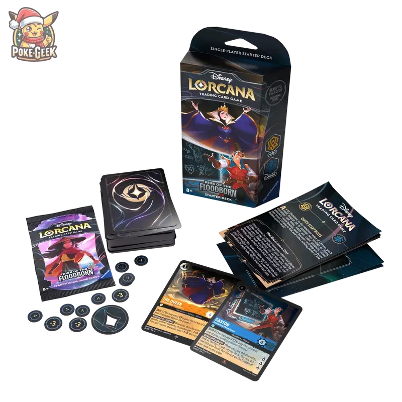 Deck de Démarrage Méchante Reine & Gaston – Disney Lorcana L'Ascension des Floodborn (Français)