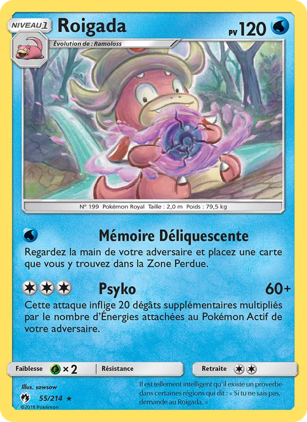 Roigada 55/214 — SL8 – Tonnerre Perdu — Carte Pokémon française