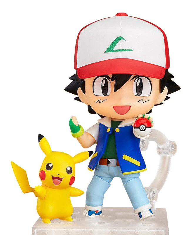 Figurine Pokémon Ash Ketchum & Pikachu (environ 10 cm)