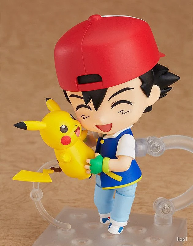 Figurine Pokémon Ash Ketchum & Pikachu (environ 10 cm)