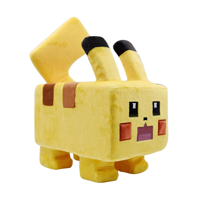 Coussin carré Pikachu Pokemon (environ 24cm)