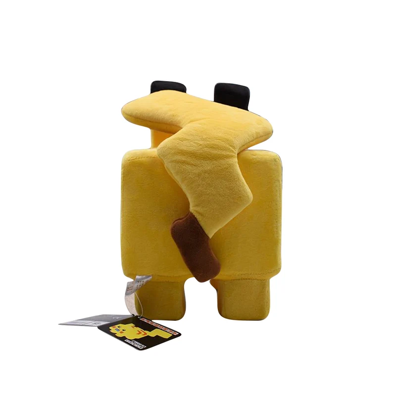 Coussin carré Pikachu Pokemon (environ 24cm)