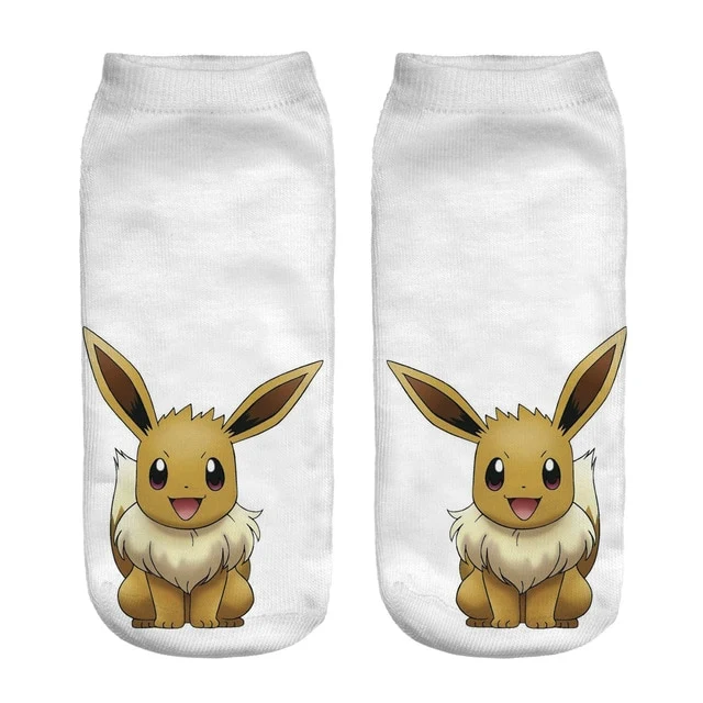 Pokemon Pikachu, Salamèche, Enton ou Schiggy Socken
