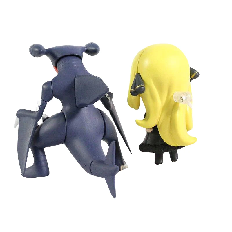 Figurine Pokémon Knakrack / Garchomp & Cynthia (env. 10cm)