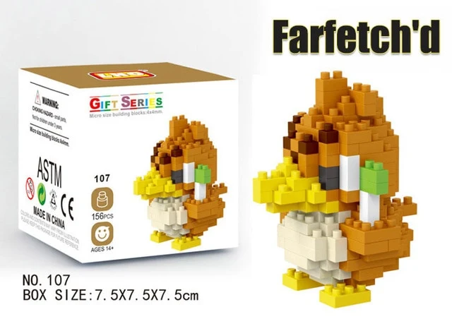 Ensemble de blocs de construction Pokemon Pikachu, Charizard etc. (32 motifs au choix)