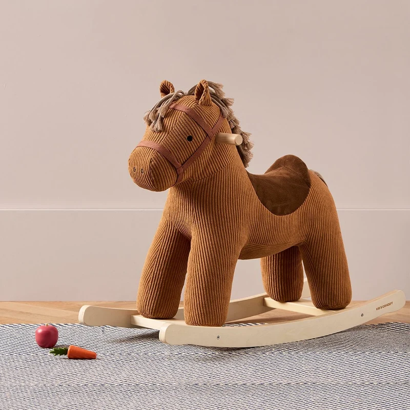Cheval à bascule en tissu