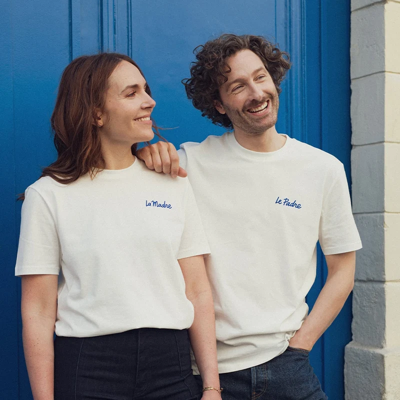 T-shirt La Madre illustré blanc