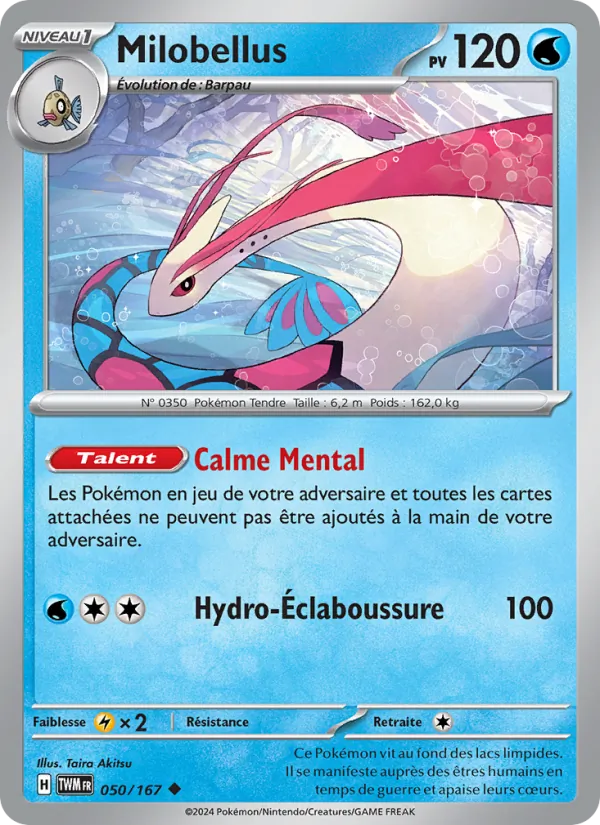 Milobellus 50/167 — EV06 – Mascarade Crépusculaire — Carte Pokémon française
