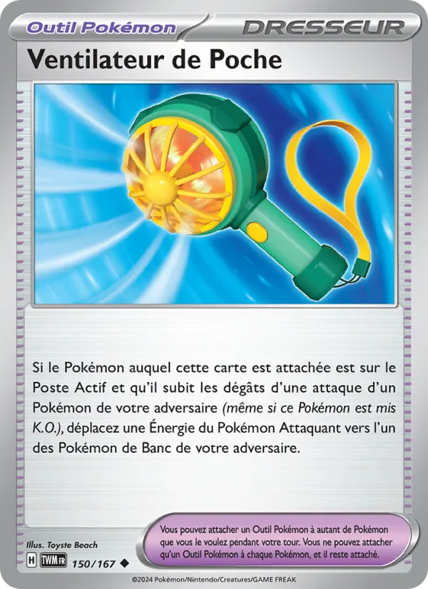 Ventilateur de Poche 150/167 — EV06 – Mascarade Crépusculaire — Carte Pokémon française
