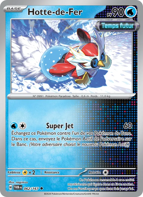 Hotte-de-Fer 62/167 — EV06 – Mascarade Crépusculaire — Carte Pokémon française