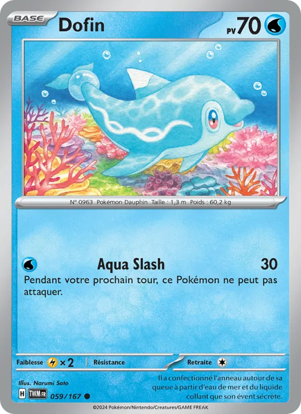 Dofin 59/167 — EV06 – Mascarade Crépusculaire — Carte Pokémon française