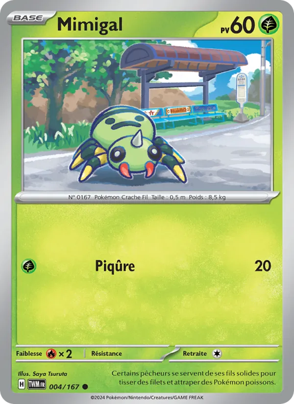 Mimigal 4/167 — EV06 – Mascarade Crépusculaire — Carte Pokémon française
