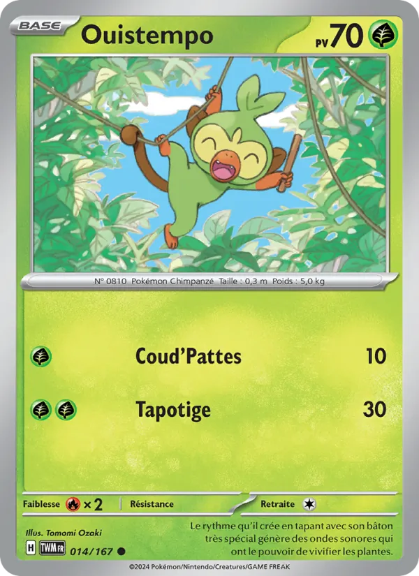 Ouistempo 14/167 — EV06 – Mascarade Crépusculaire — Carte Pokémon française
