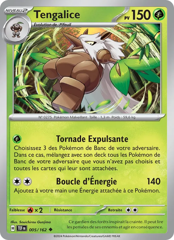 Tengalice 5/162 — EV05 – Forces Temporelles — Carte Pokémon française