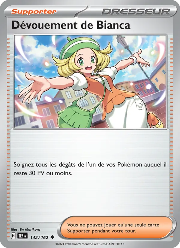 Dévouement de Bianca 142/162 — EV05 – Forces Temporelles — Carte Pokémon française