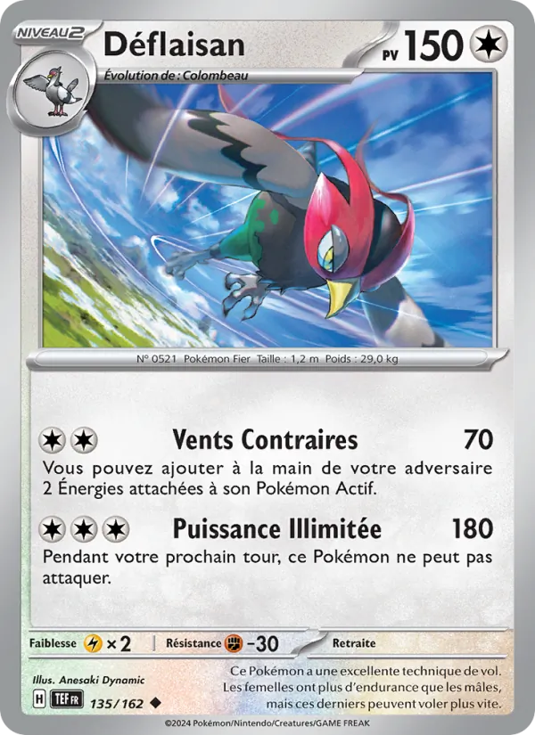 Déflaisan 135/162 — EV05 – Forces Temporelles — Carte Pokémon française