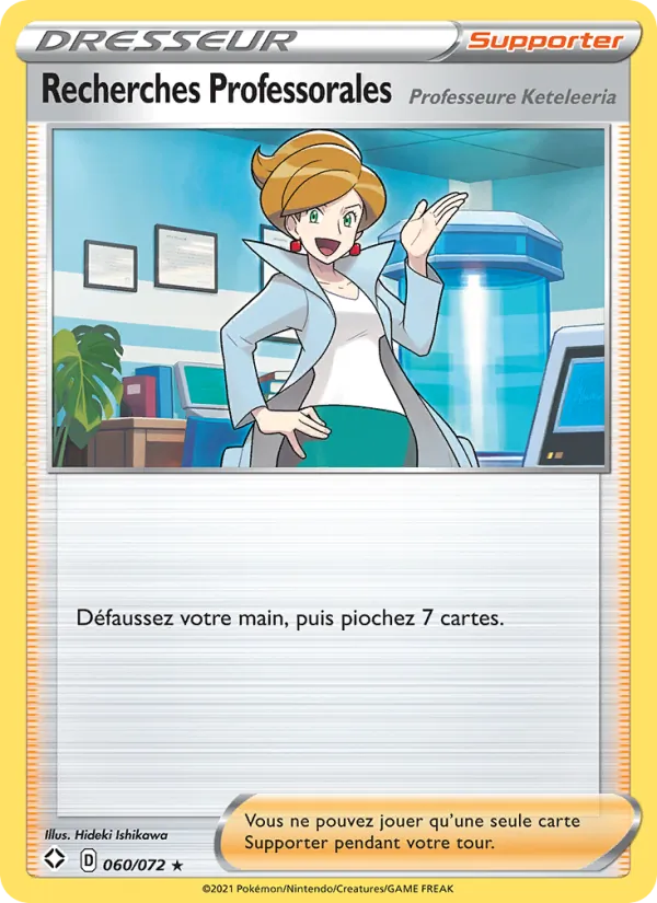 Recherches Professorales (Professeure Keteleeria) 60/72 — EB04.5 – Destinées Radieuses — Carte Pokémon française