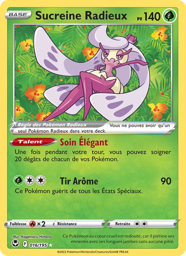 Sucreine Radieux 16/195 — EB12 – Tempête Argentée — Carte Pokémon française