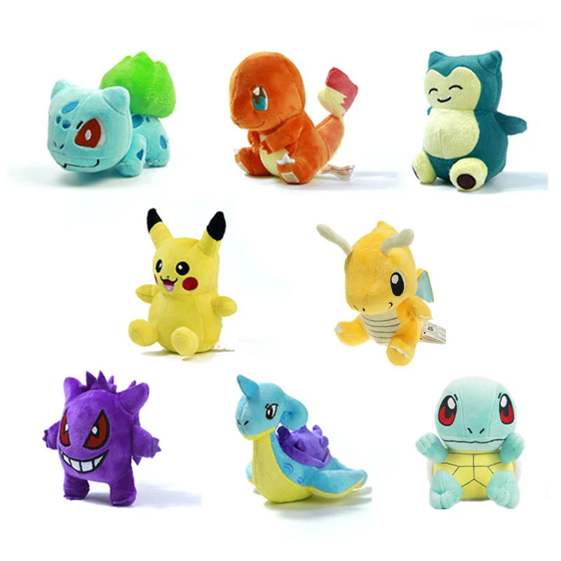 Figurines en peluche Pokeball Pokemon (15 différentes au choix)