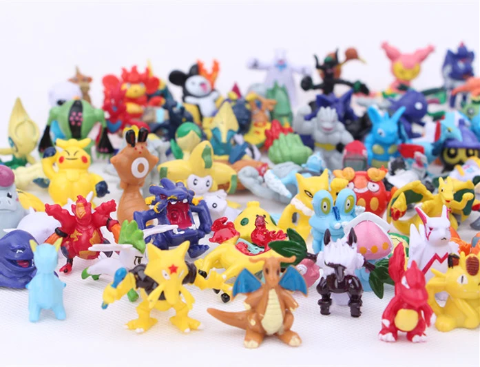 144 figurines Pokémon Pokeball (zufällige Auswahl)