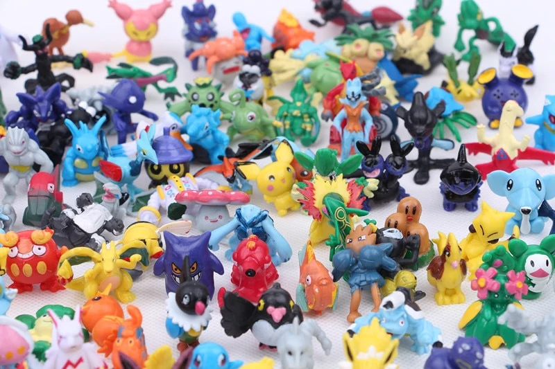 144 figurines Pokémon Pokeball (zufällige Auswahl)