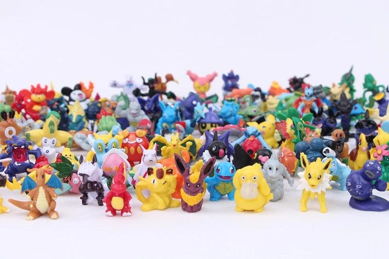 144 figurines Pokémon Pokeball (zufällige Auswahl)