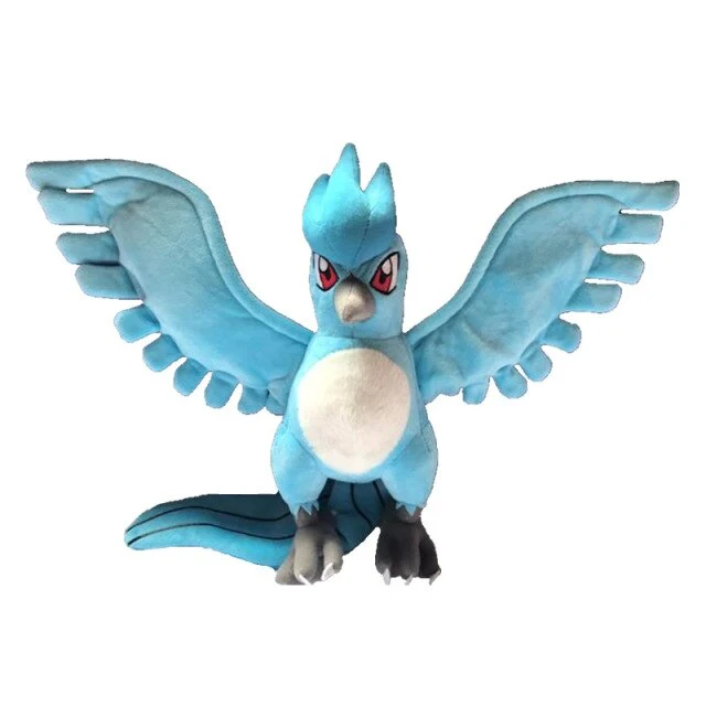 Peluche Pokémon Moltres, Articuno ou Zapdos (env. 20cm)