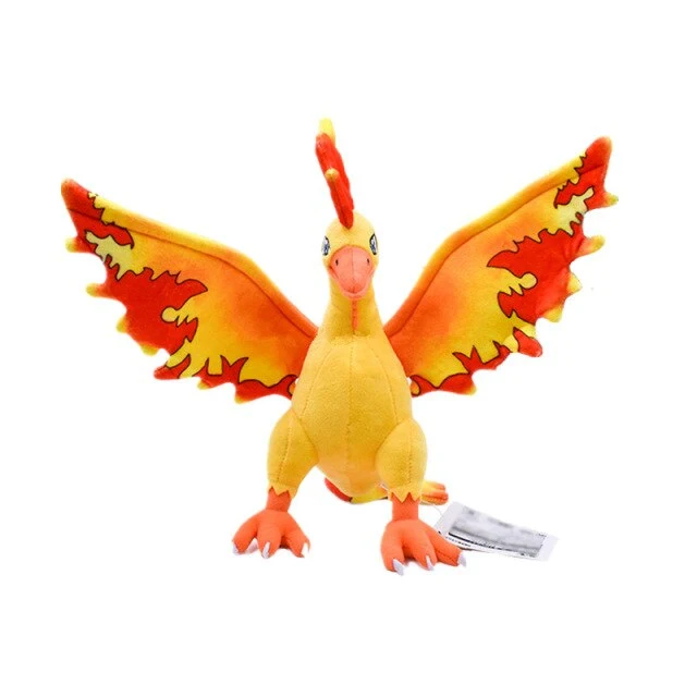 Peluche Pokémon Moltres, Articuno ou Zapdos (env. 20cm)