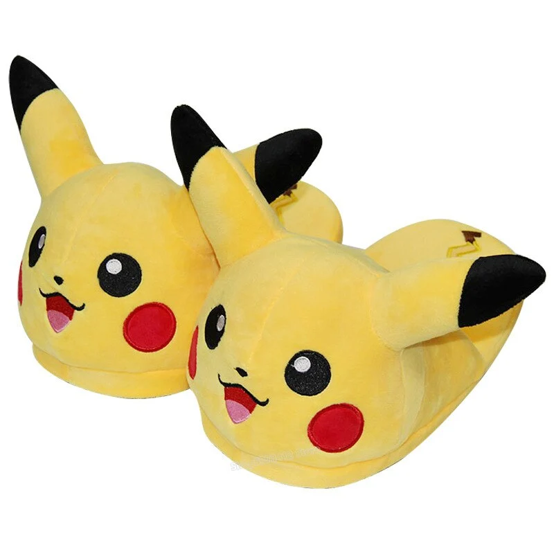 Ronflex, Pikachu, Evoli ua Plüsch Hausschuhe (Größe: 35-40)