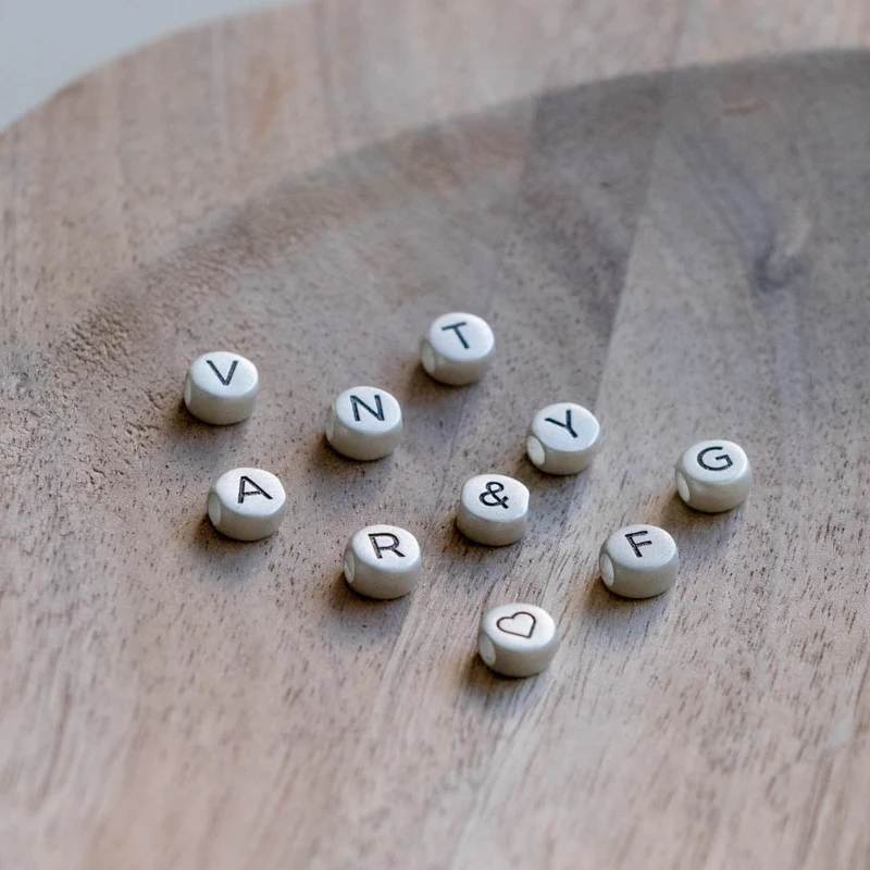 Perles pour bracelet personnalisé Affaire de famille