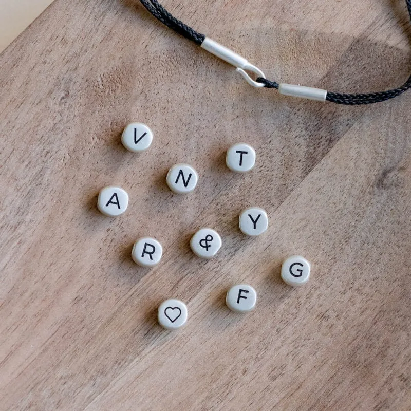 Perles pour bracelet personnalisé Affaire de famille