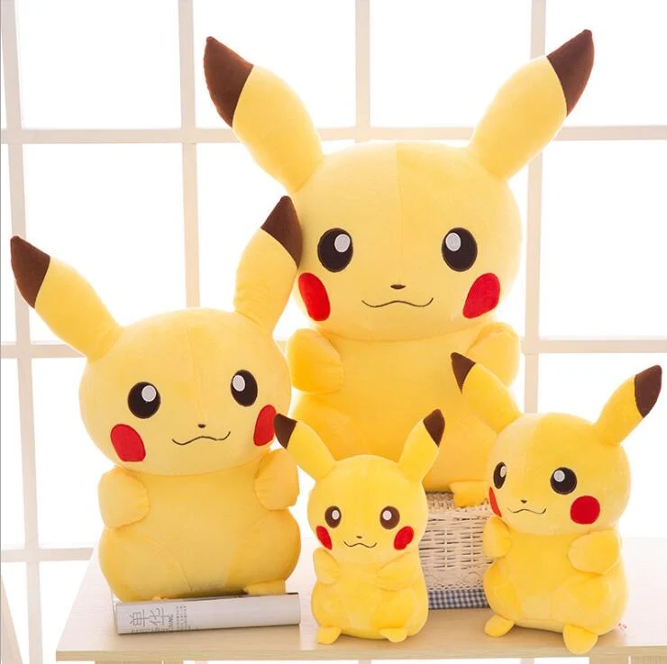 Peluche XXL Pikachu (35cm à 65cm)