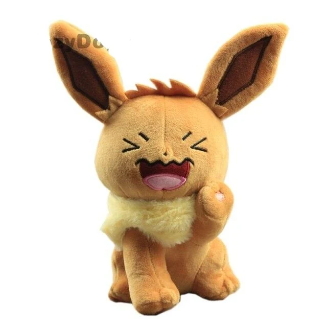 Animaux mous Pokémon qui rit (Pikachu, Évoli, Wobbuffet, Idem, Audino, Combee)