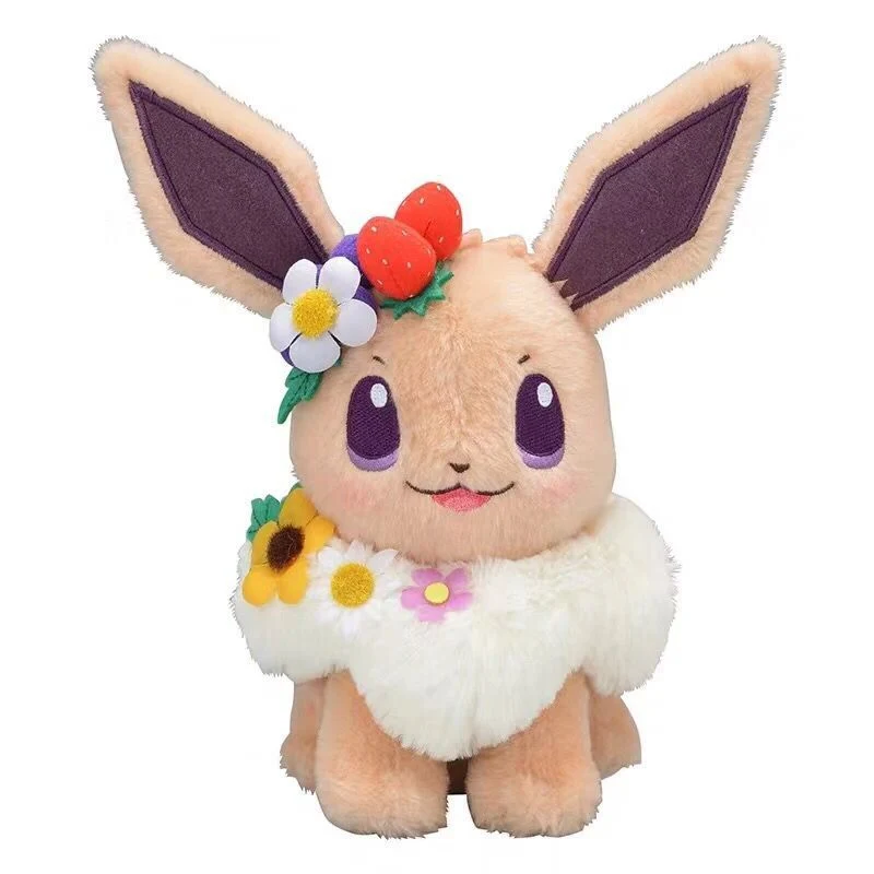 Pikachu Eevee - Eevee mignon en peluche Pokemon (env. 18cm) édition de Pâques