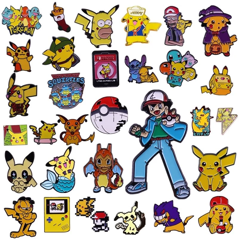 Épingles Pokemon - Badges (9 modèles)