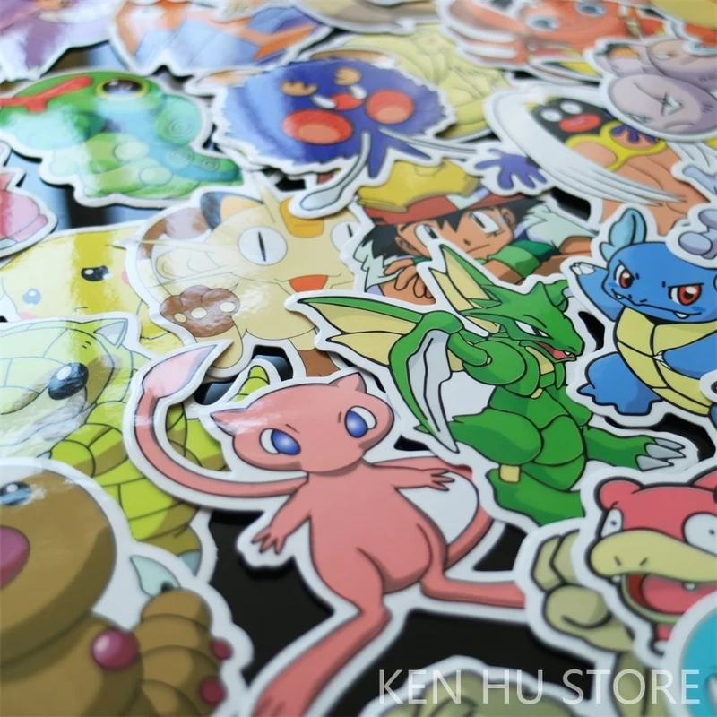 80x autocollants Pokémon