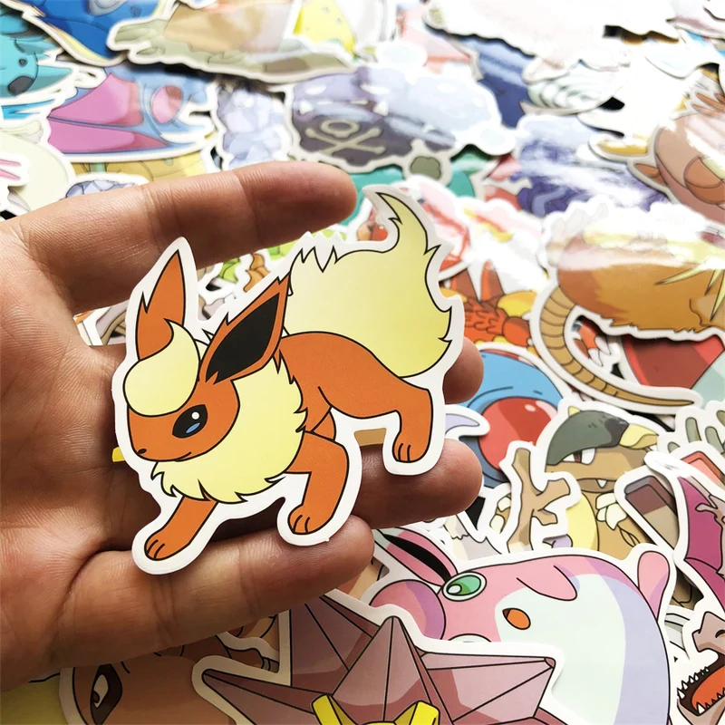 80x autocollants Pokémon