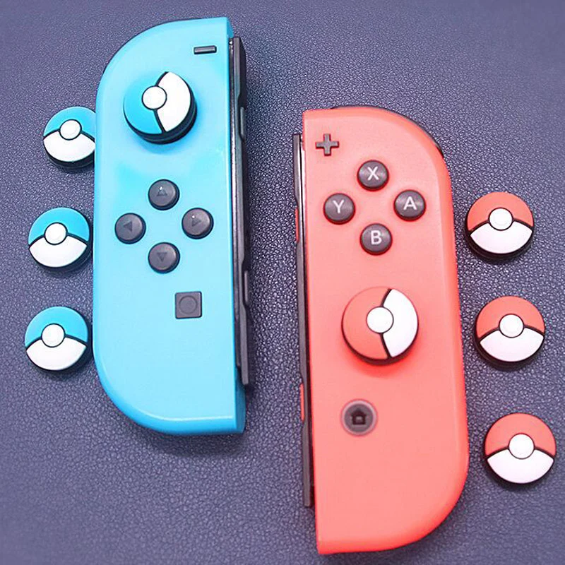 Poignées Pokeball pour manettes Nintendo Switch