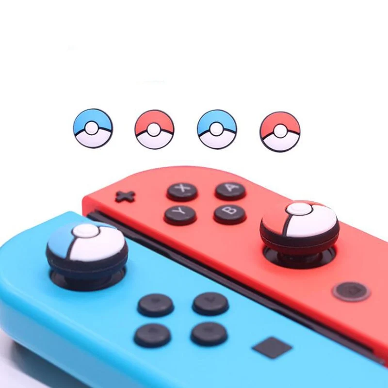 Poignées Pokeball pour manettes Nintendo Switch