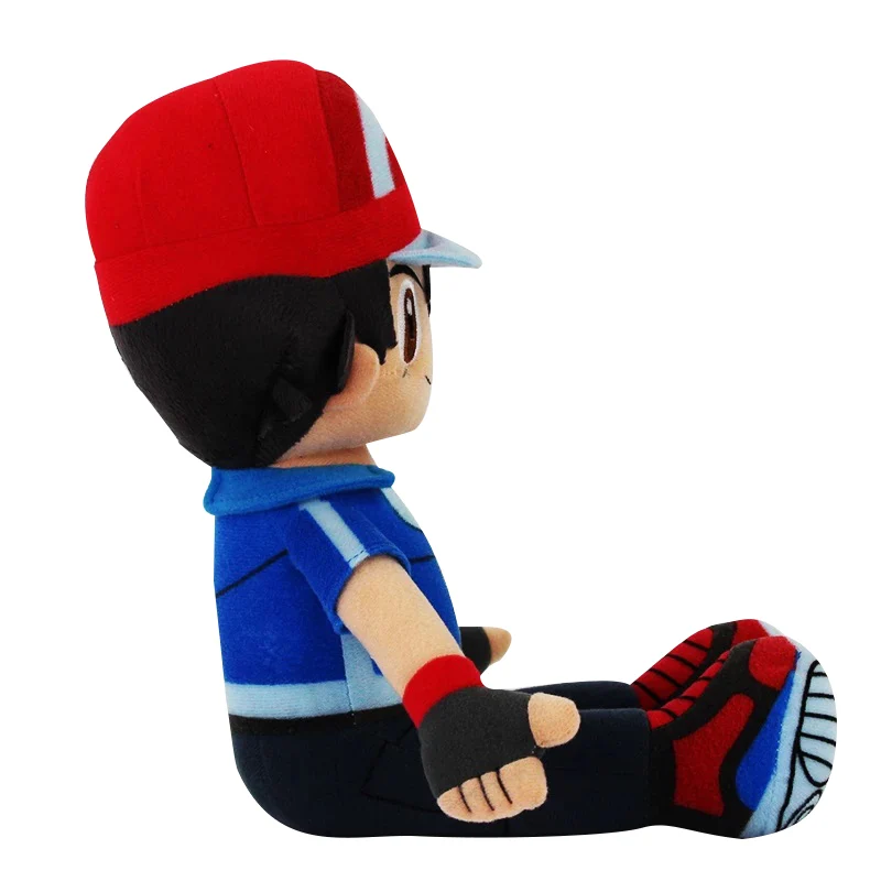 Figurine en peluche Ash Ketchum (env. 10cm)