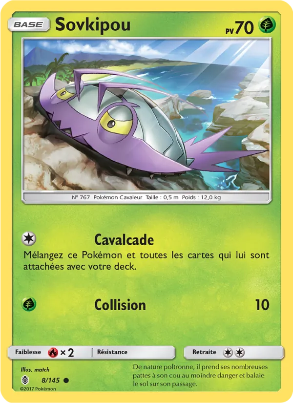 Sovkipou 8/145 — SL2 – Gardiens Ascendants — Carte Pokémon française