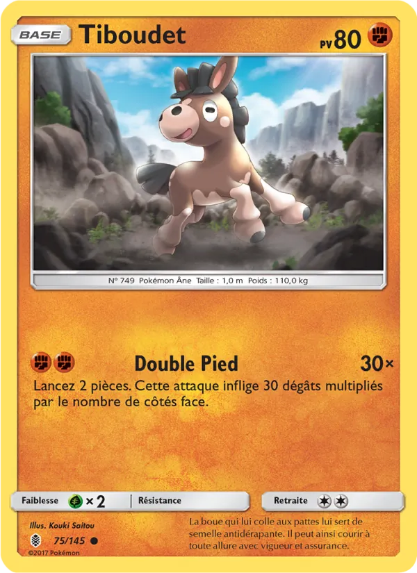 Tiboudet 75/145 — SL2 – Gardiens Ascendants — Carte Pokémon française