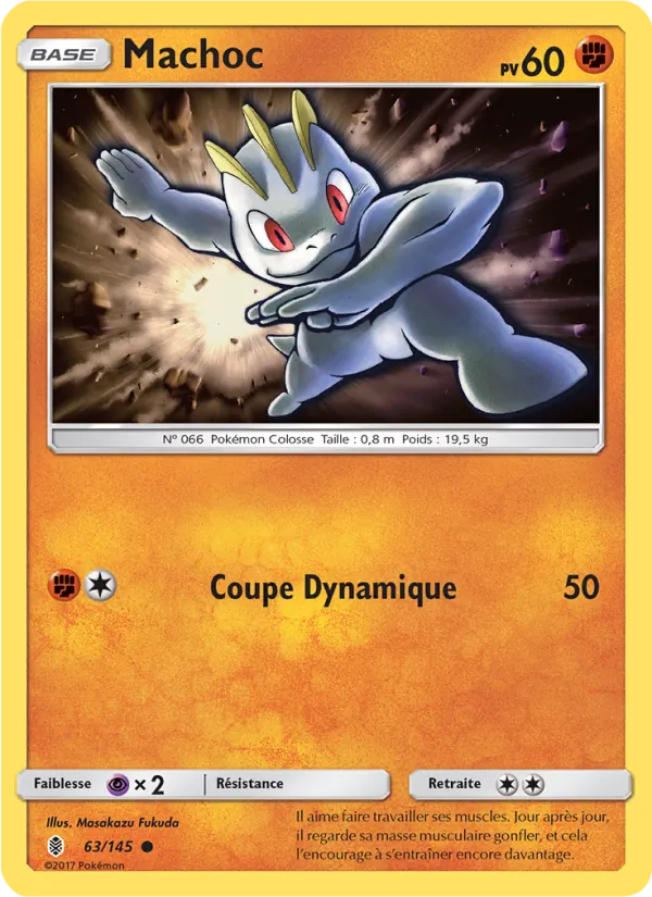 Machoc 63/145 — SL2 – Gardiens Ascendants — Carte Pokémon française