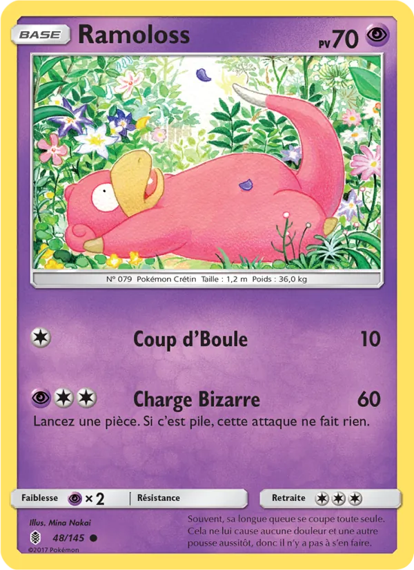 Ramoloss 48/145 — SL2 – Gardiens Ascendants — Carte Pokémon française