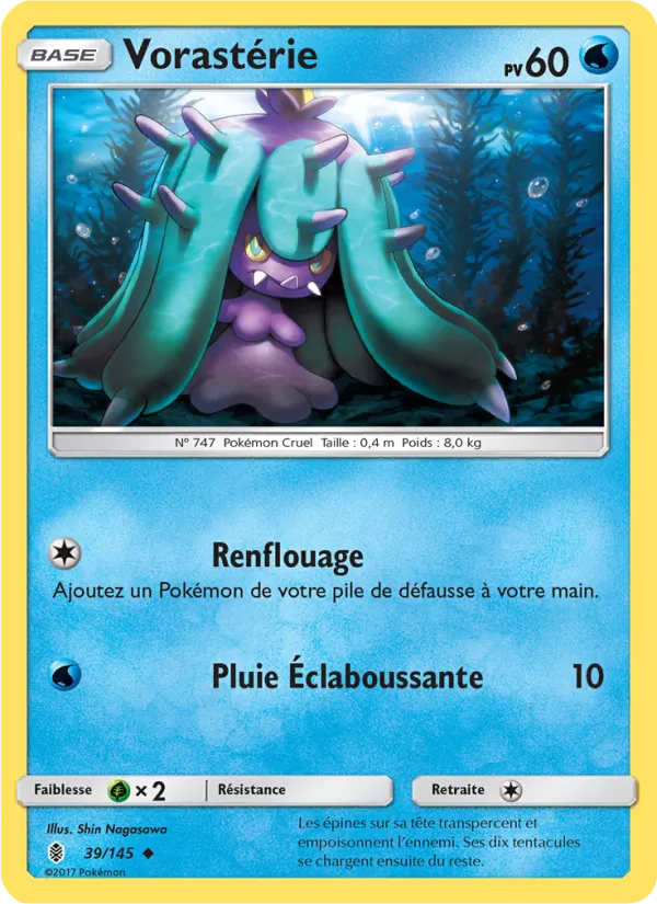 Vorastérie 39/145 — SL2 – Gardiens Ascendants — Carte Pokémon française