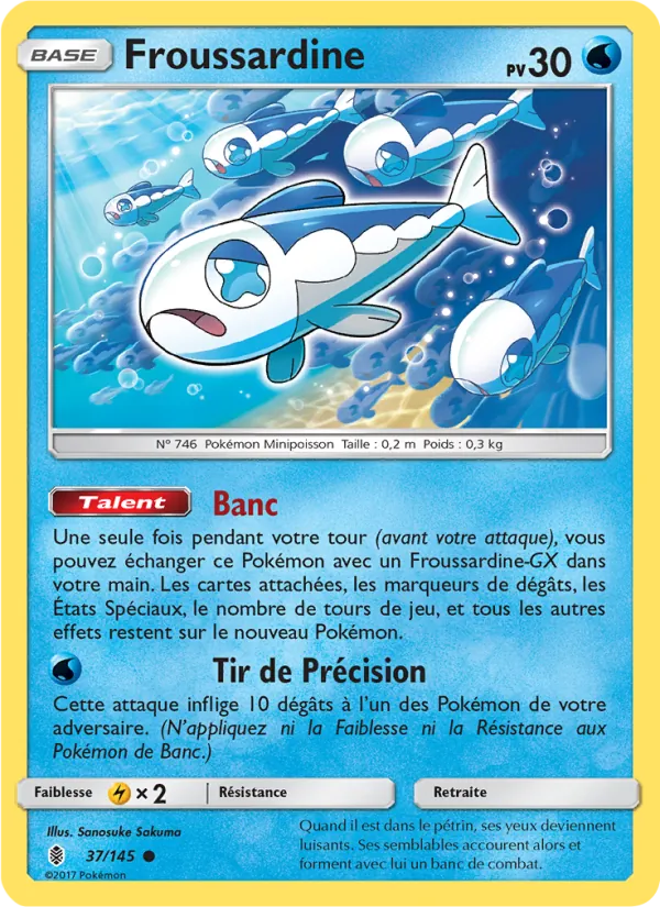 Froussardine 37/145 — SL2 – Gardiens Ascendants — Carte Pokémon française