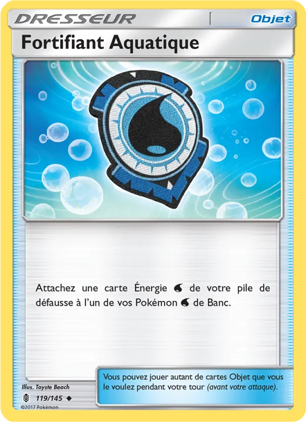 Fortifiant Aquatique 119/145 — SL2 – Gardiens Ascendants — Carte Pokémon française