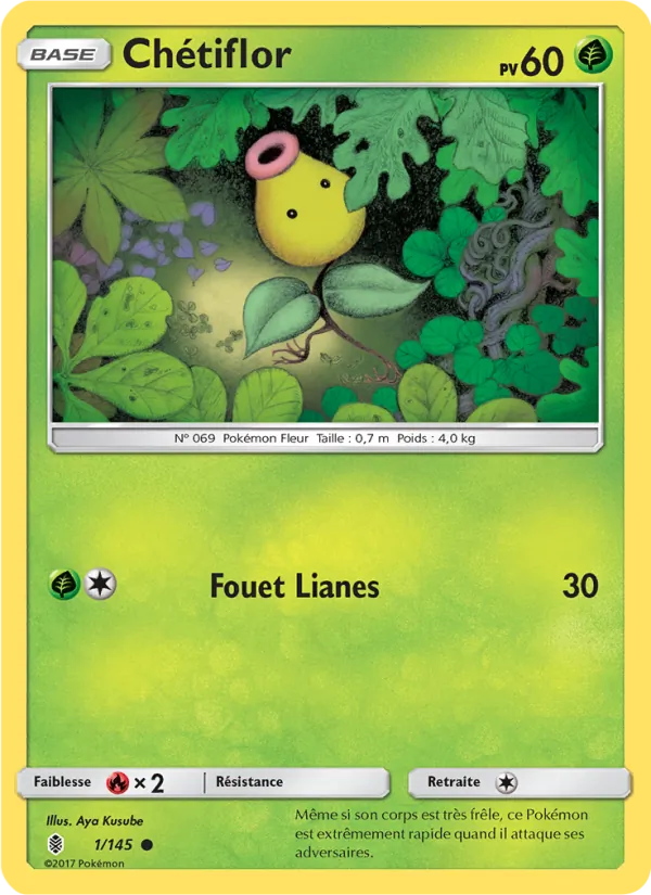 Chétiflor 1/145 — SL2 – Gardiens Ascendants — Carte Pokémon française